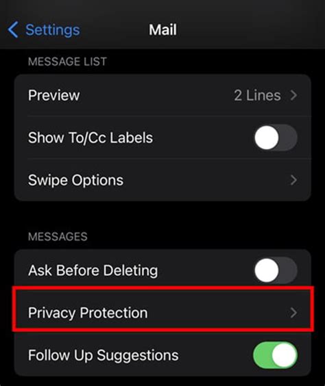 That means you can still block emails from tracking your activity by individually enabling either of the two or both of these features. . Iphone network settings prevent content from loading privately